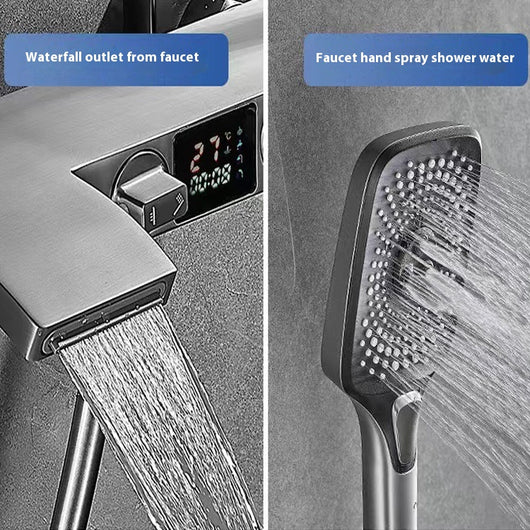 Juego de Grifo Mezclador para Bañera con Agua Fría y Caliente - Image 2