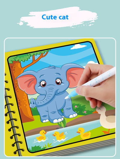 Libro Mágico de Pintura con Agua para Niños - Álbum de Colorear Reutilizable - Image 16