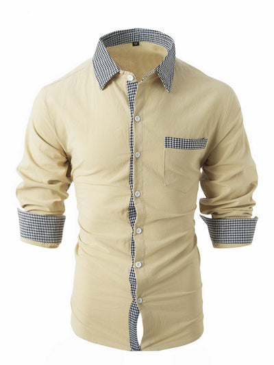 Camisa Casual de Manga Larga para Hombre - Image 11