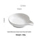White Frosted Mango Plate