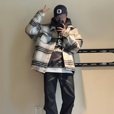 Camisa Cuadros Suelta Unisex - Abrigo Versátil para Hombre y Mujer