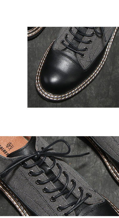 Zapatos de Cuero Retro Británico Minimalistas - Estilo Casual Versátil - Image 6