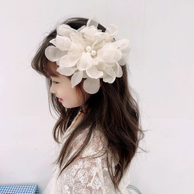 Accesorios para el Cabello Infantil con Clip Lateral Flor de Perla - Image 18