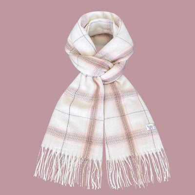 Bufanda Escocesa de Imitación Cachemira para Mujer - Cálida y Versátil - Image 35