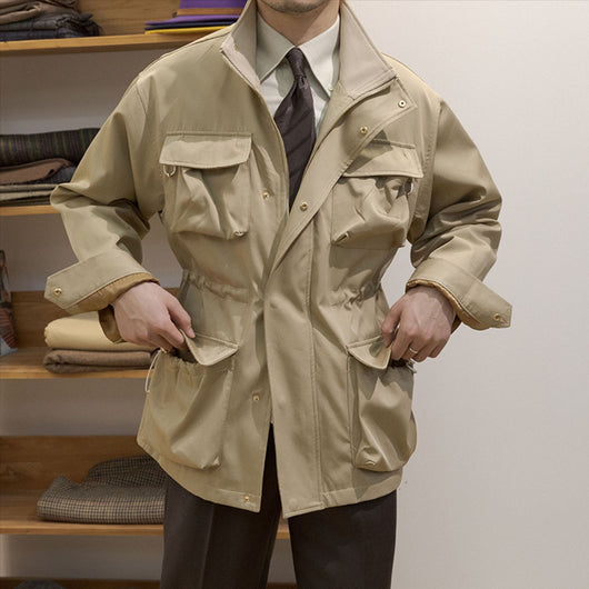 Abrigo Holgado Impermeable y Cortaviento para Primavera - Image 3