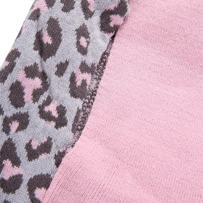 Suéter para Mascota Estampado Leopardo Rosa con Lazo - Image 15