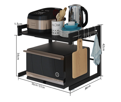 Estante Retráctil para Microondas de Cocina - Image 7