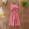 Kids' Striped Tube Top and Short Sleeve Set