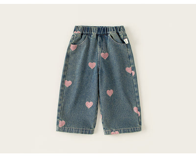 Pantalones Rectos Anchos para Niña - Estilo Casual Moderno - Image 9