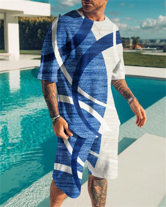Conjunto Oversize 3DT: Camiseta y Shorts Cómodos para Hombre - Image 3
