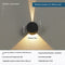 Warm Light 3000K Asymmetric Matte Black Fan