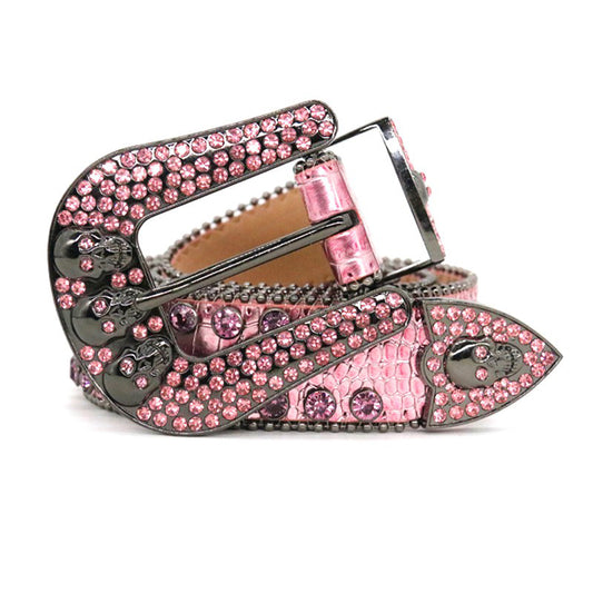 Cinturón de Moda Diamond Gun Color - Accesorio Personalidad