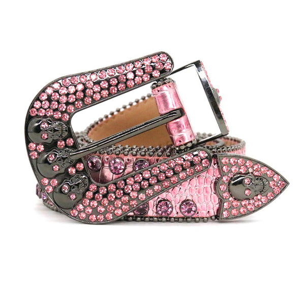 Cinturón de Moda Diamond Gun Color - Accesorio Personalidad