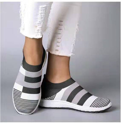Zapatillas Deportivas Mujer Tejidas - Cómodas y Elegantes con Suela Vulcanizada - Image 3