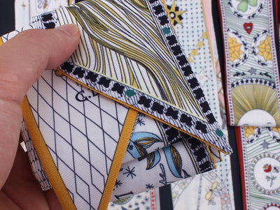 Pañuelo de Seda Twill Doble Capa Serie Tarot con Asas - Image 18