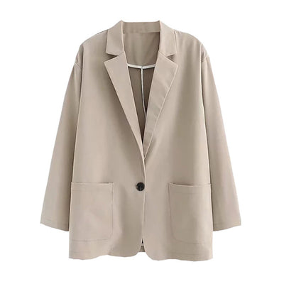 Blazer Suelto de Un Botón - Chaqueta Casual Versátil y Moderna - Image 16