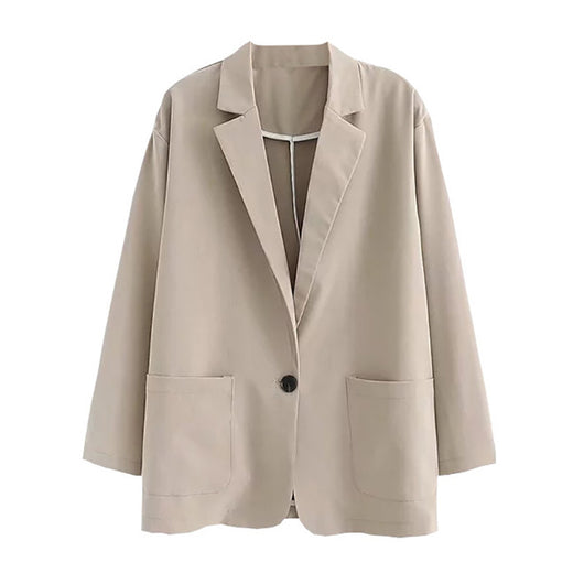 Blazer Suelto de Un Botón - Chaqueta Casual Versátil y Moderna - Image 16