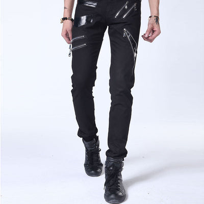 Pantalones de Cuero PU con Tachuelas - Image 2
