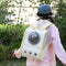 Mochila Transportadora para Mascotas con Cápsula Espacial - Gran Capacidad y Transpirable