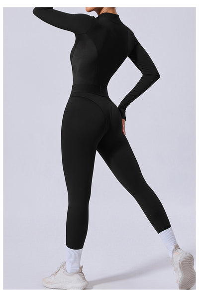 Enterizo de Yoga para Mujer con Malla Transpirable - Image 24
