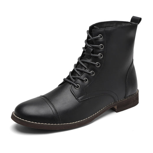 Botas Ankle de Cuero Premium con Forro de Cachemira y Algodón - Image 3