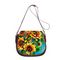 Bolso de Cuero para Mujer con Estampado de Girasoles