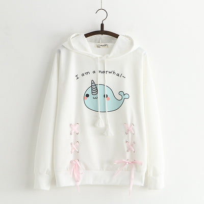 Sudadera Holgada con Capucha y Estampado de Schnauzer Cartoon - Image 7