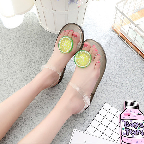 Sandalias de Playa Lemon Jelly con Dedo Abierto