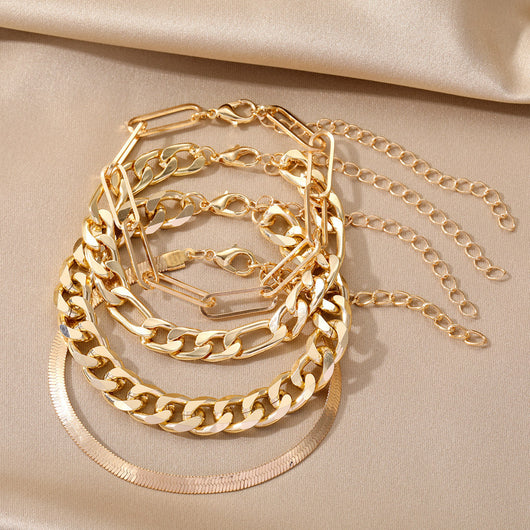Set de Pulseras Vintage en Metal para Hombre y Mujer - Image 9