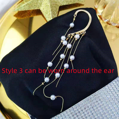 Aretes de Diamante Brillante con Clip Mariposa 2 en 1 - Image 29