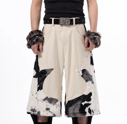 Pantalones Cortos de Fibra de Leche con Costuras y Textura Suave - Image 2