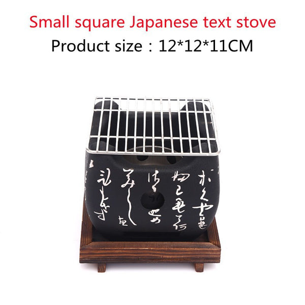 Parrilla Japonesa Portátil sin Humo - Asador de Carbón para Interior y Exterior