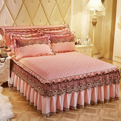 Cubrecama Acolchado de Encaje Premium para Cama Matrimonial 1.8m - Image 27
