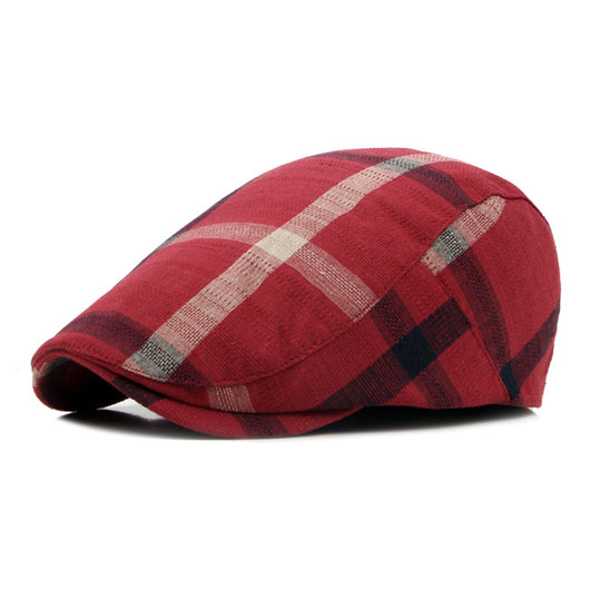 Gorra Clásica a Cuadros Estilo Británico para Hombre - Image 6