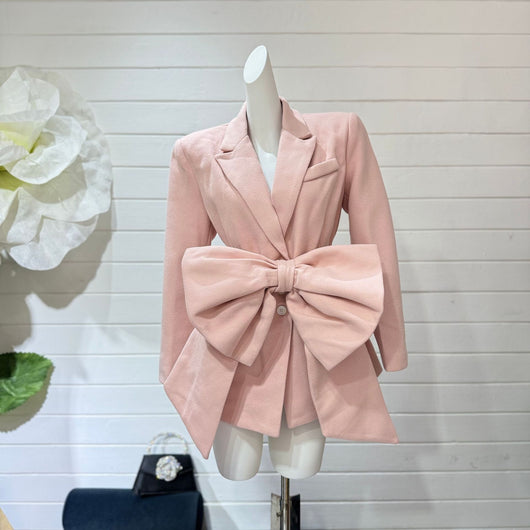 Chaqueta de Patchwork con Cuello Tipo Smoking y Botones - Manga Larga - Image 3