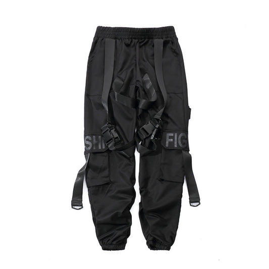 Pantalones Casuales Sueltos Funcionales con Múltiples Bolsillos