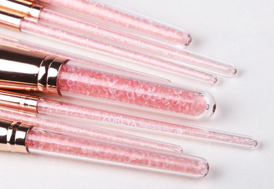 Brocha de Maquillaje Efecto Arenas Movedizas Rosa - Image 9