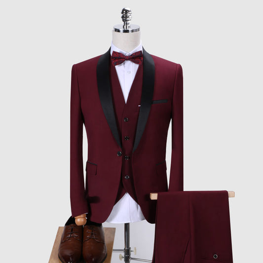 Traje Formal 3 Piezas para Hombre - Diseño Slim Elegante y Versátil