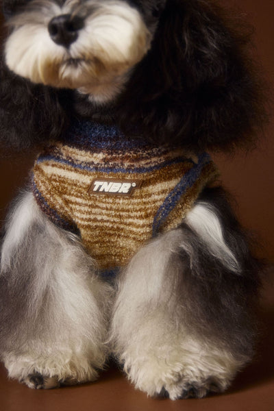 Chaleco Sin Mangas para Mascotas Schnauzer Bichón Rayas Arcoíris Variegadas - Image 2