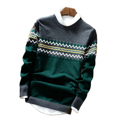 Suéter Cuello Redondo Otoño Invierno - Pullover Cómodo y Versátil - Image 10