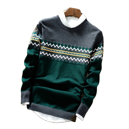 Suéter Cuello Redondo Otoño Invierno - Pullover Cómodo y Versátil - Image 10