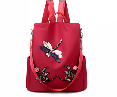 Mochila Oxford con Bordados Artesanales - Image 5