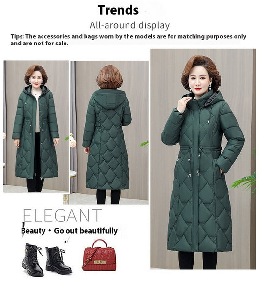 Abrigo de Algodón Grueso Cálido Talla Grande Holgado para Invierno - Image 25