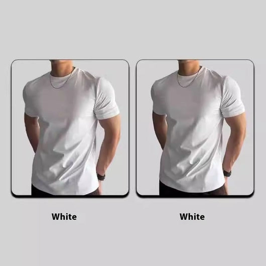 Camiseta Deportiva Manga Corta para Hombre - Ajuste Ceñido - Image 7