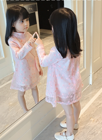Vestido Cheongsam Largo para Niñas - Disfraz Tradicional Elegante - Image 4