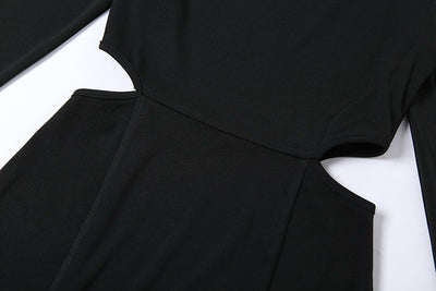 Vestido Ajustado Elegante con Escote Redondo y Detalles Hueco - Image 28