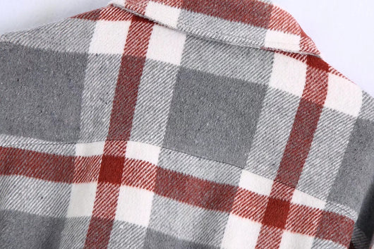 Camisa de Cuadros Lana Premium Estilo Casual Urbano - Image 12
