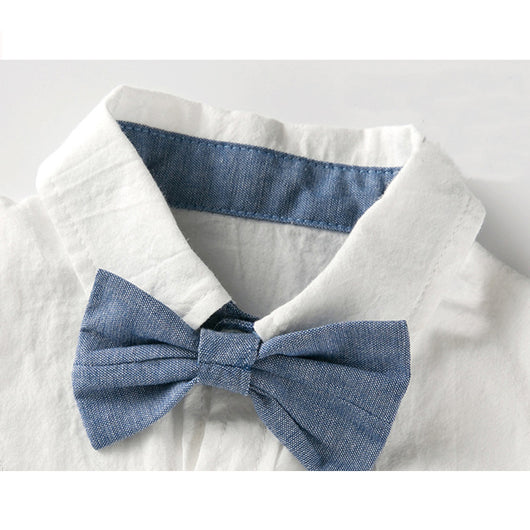 Traje Caballero para Bebé con Babero - Estilo Británico Elegante - Image 2