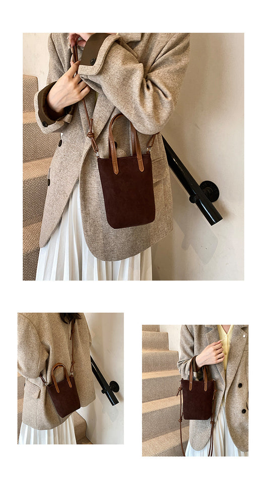 Bolsa Crossbody Retro Leopardo Otoño Invierno - Bandolera Ante Versátil para Teléfono - Image 12