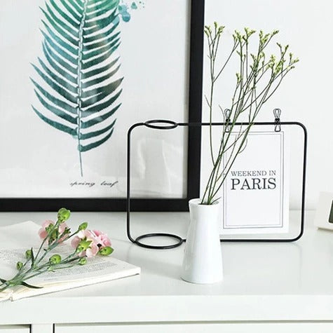 Soporte Moderno para Fotos y Postales con Pinzas - Decoración del Hogar - Image 2